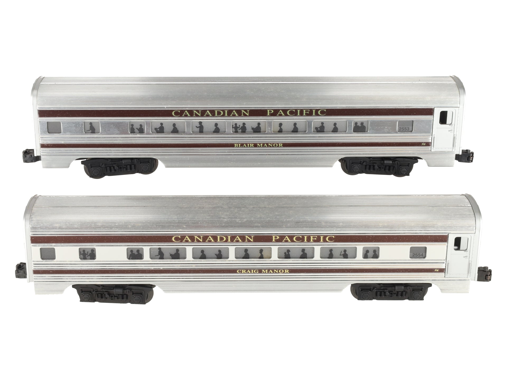 Lionel 6-39106 O Canadian Pacific Aluminum Passenger Car Set (Set of 2) EX/Box