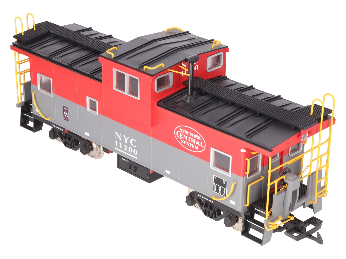 USA Trains R12108 G New York Central Extended Vision Caboose (Metal Wheels) EX/Box