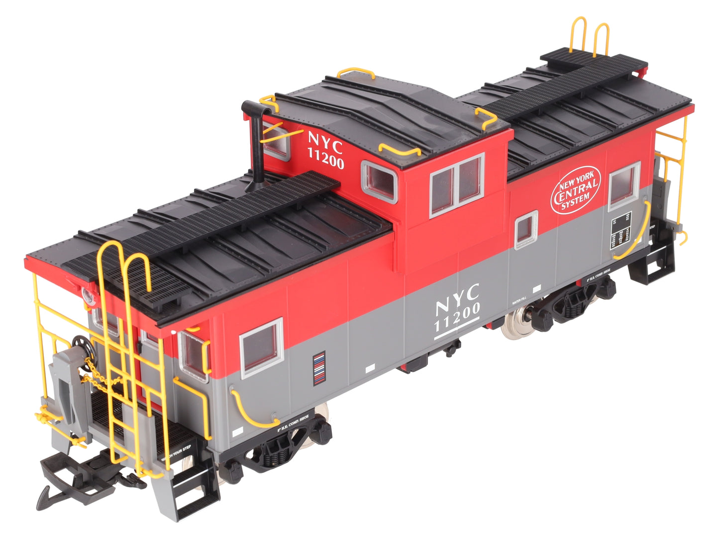 USA Trains R12108 G New York Central Extended Vision Caboose (Metal Wheels) EX/Box