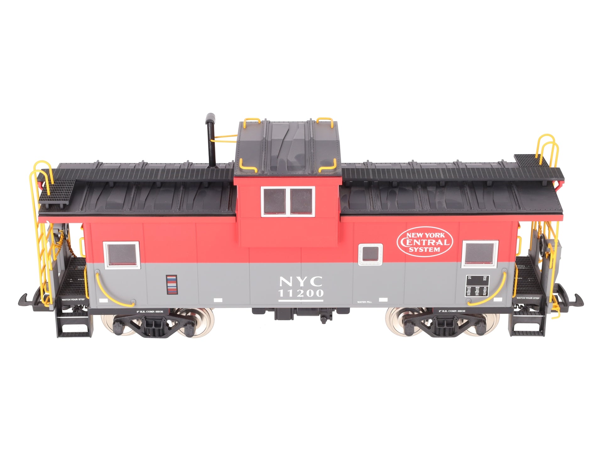 USA Trains R12108 G New York Central Extended Vision Caboose (Metal Wheels) EX/Box