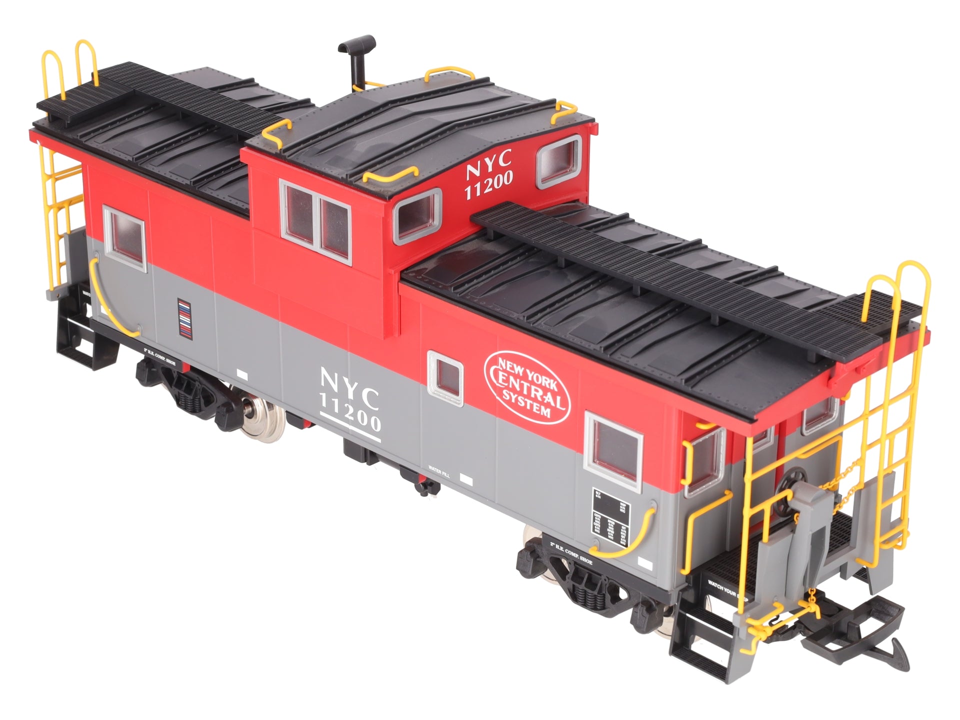 USA Trains R12108 G New York Central Extended Vision Caboose (Metal Wheels) EX/Box
