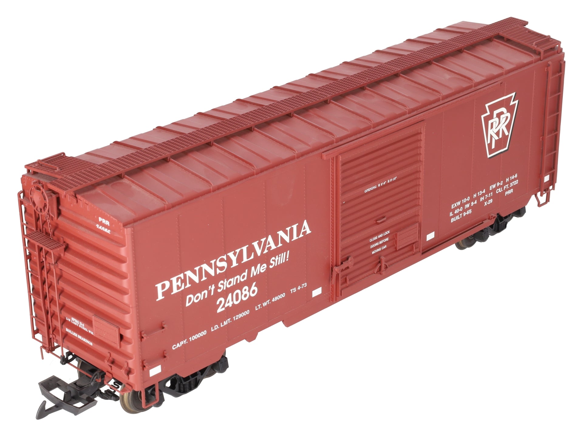 USA Trains R19214C G Pennsylvania 40 Ft. PS-1 Steel Box Car (Metal Wheels) EX/Box