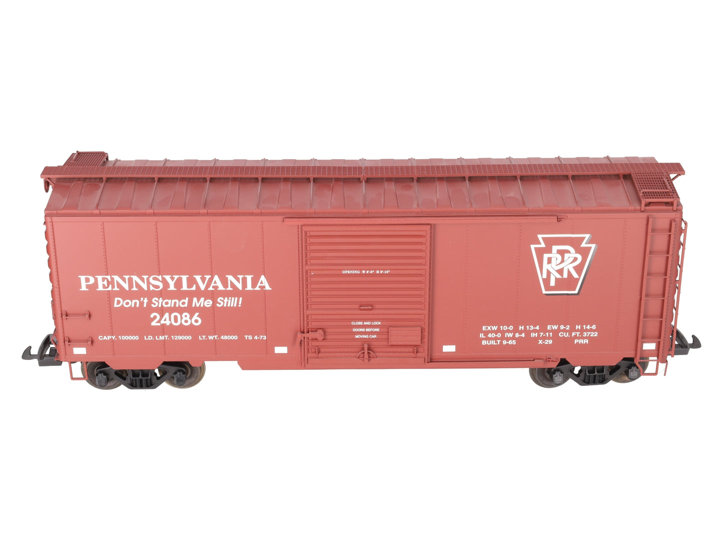 USA Trains R19214C G Pennsylvania 40 Ft. PS-1 Steel Box Car (Metal Wheels) EX/Box