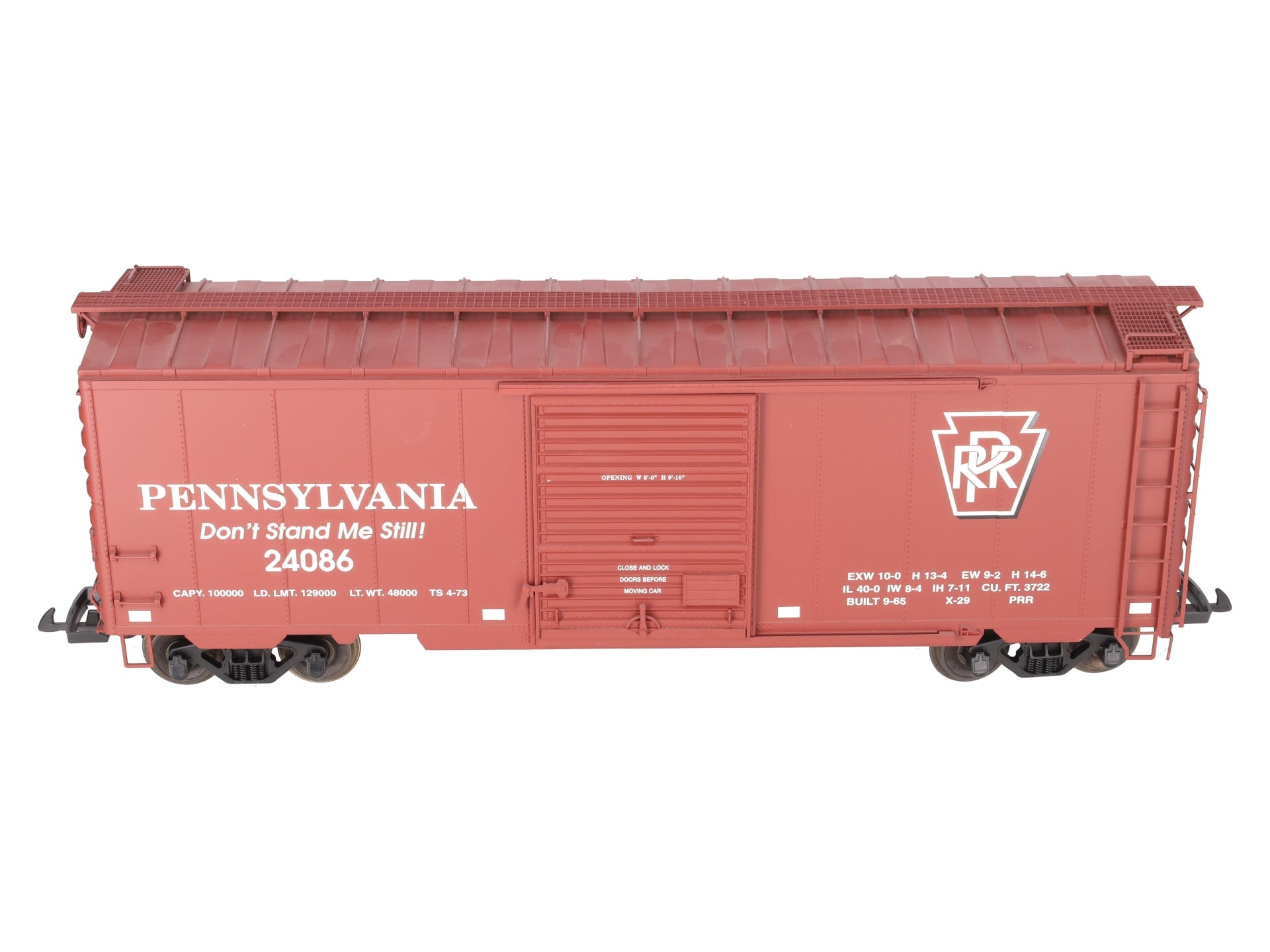 USA Trains R19214C G Pennsylvania 40 Ft. PS-1 Steel Box Car (Metal Wheels) EX/Box