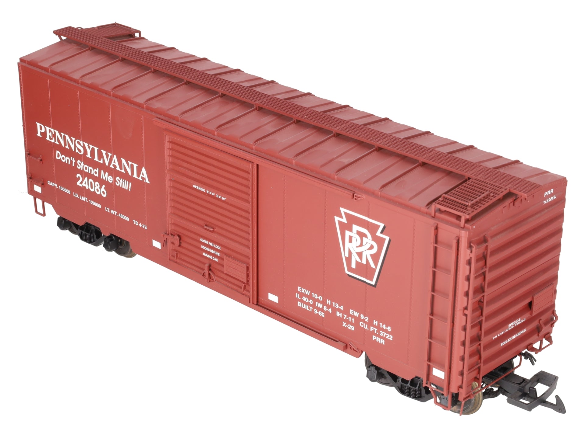 USA Trains R19214C G Pennsylvania 40 Ft. PS-1 Steel Box Car (Metal Wheels) EX/Box