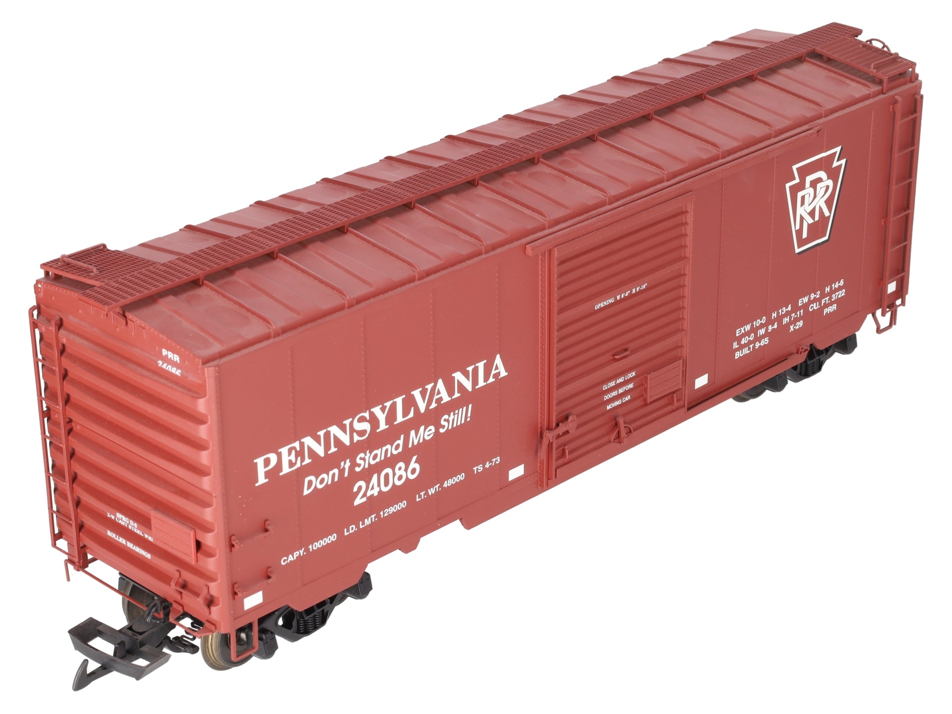 USA Trains R19214C G Pennsylvania 40 Ft. PS-1 Steel Box Car (Metal Wheels) EX/Box