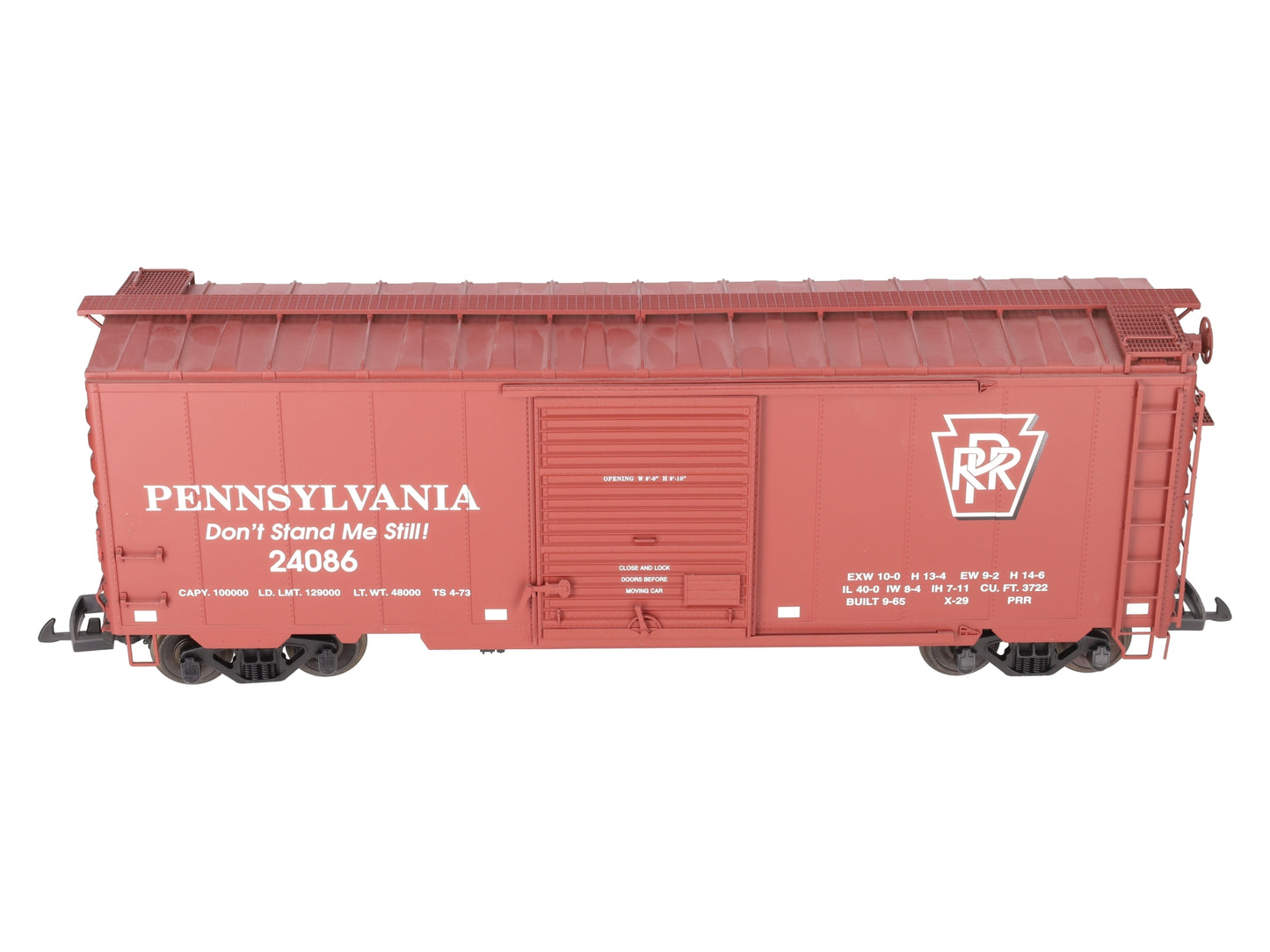 USA Trains R19214C G Pennsylvania 40 Ft. PS-1 Steel Box Car (Metal Wheels) EX/Box