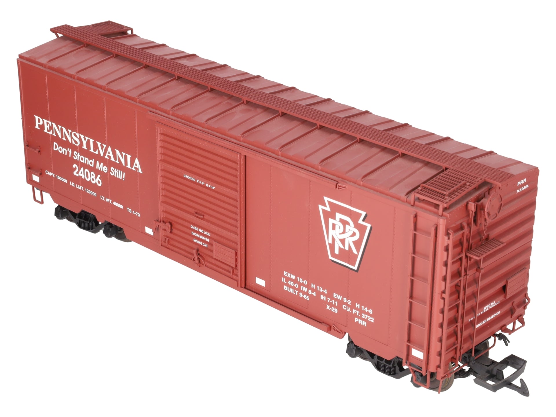 USA Trains R19214C G Pennsylvania 40 Ft. PS-1 Steel Box Car (Metal Wheels) EX/Box