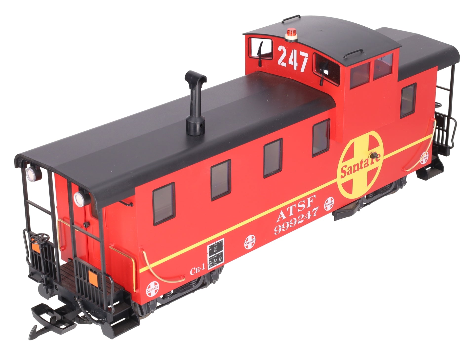 LGB 43714 Atchison, Topeka and Santa Fe Caboose (Metal Wheels) LN/Box