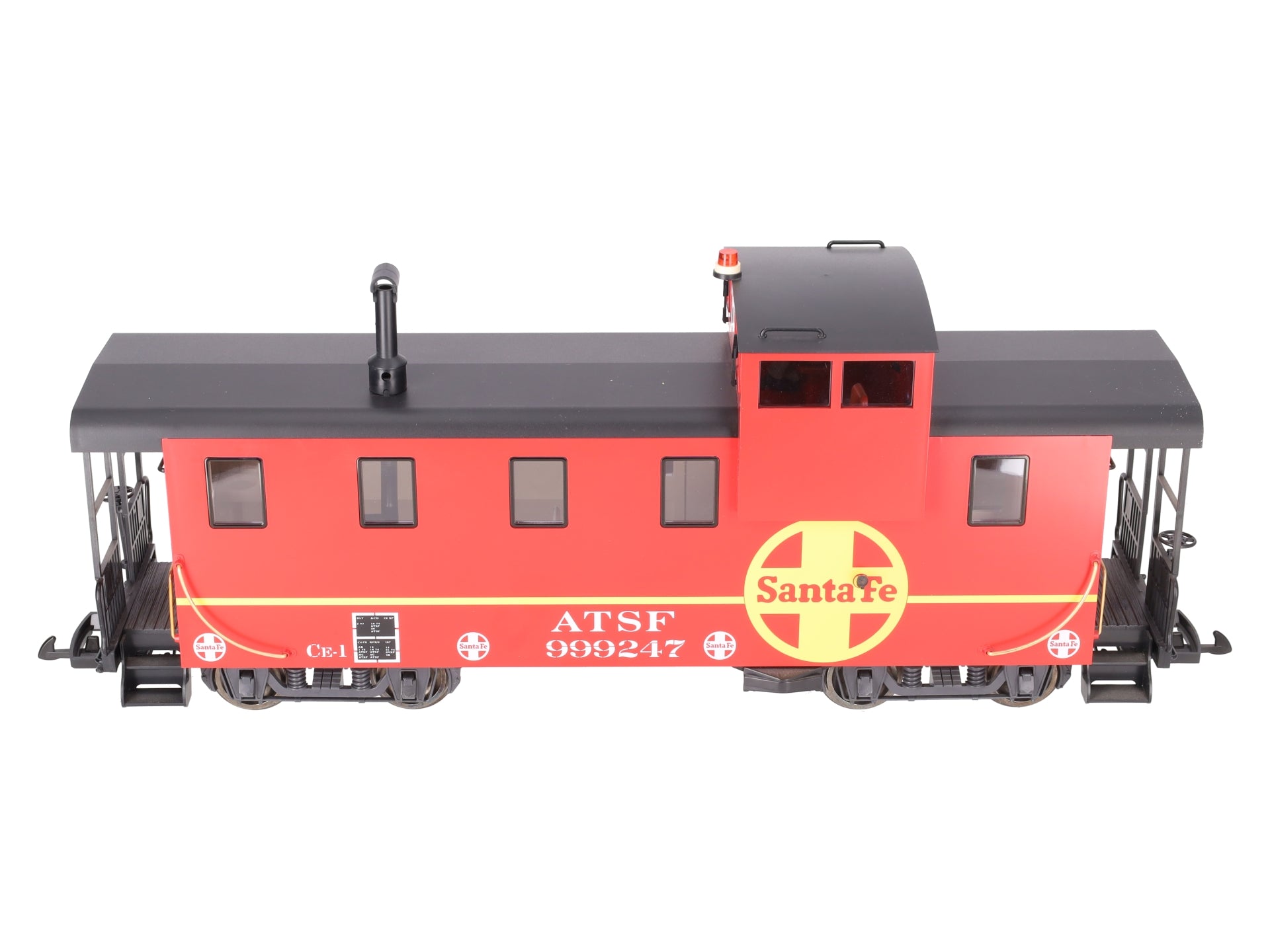 LGB 43714 Atchison, Topeka and Santa Fe Caboose (Metal Wheels) LN/Box