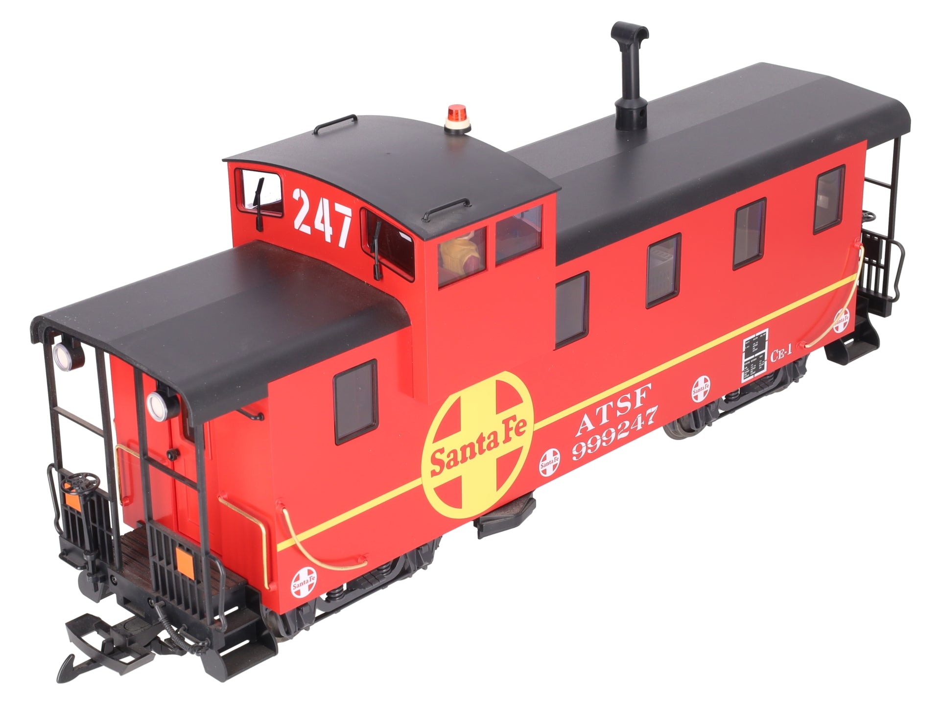 LGB 43714 Atchison, Topeka and Santa Fe Caboose (Metal Wheels) LN/Box