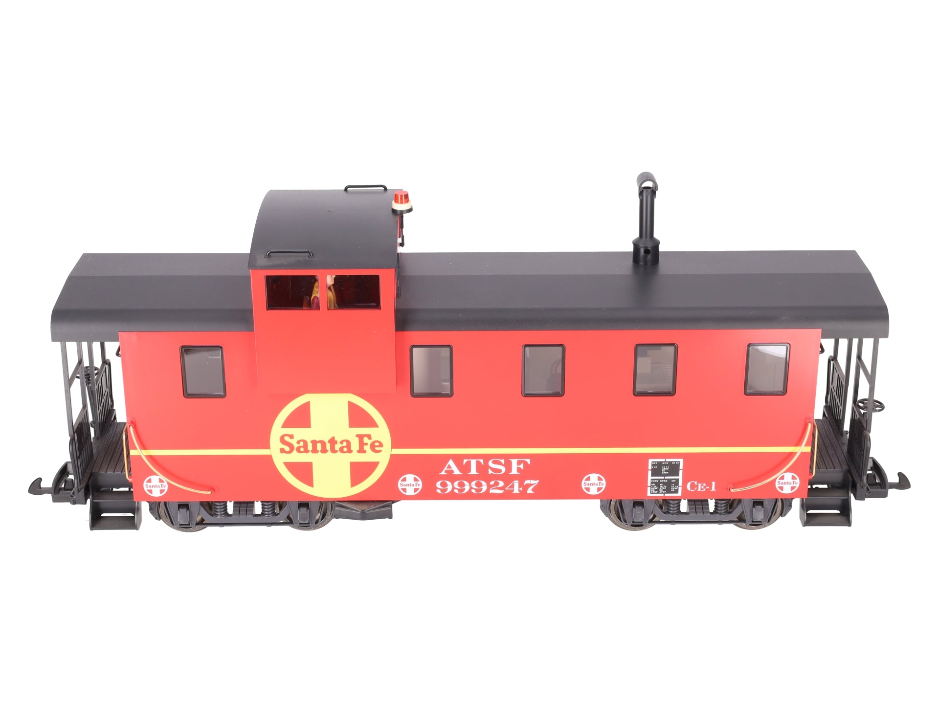 LGB 43714 Atchison, Topeka and Santa Fe Caboose (Metal Wheels) LN/Box