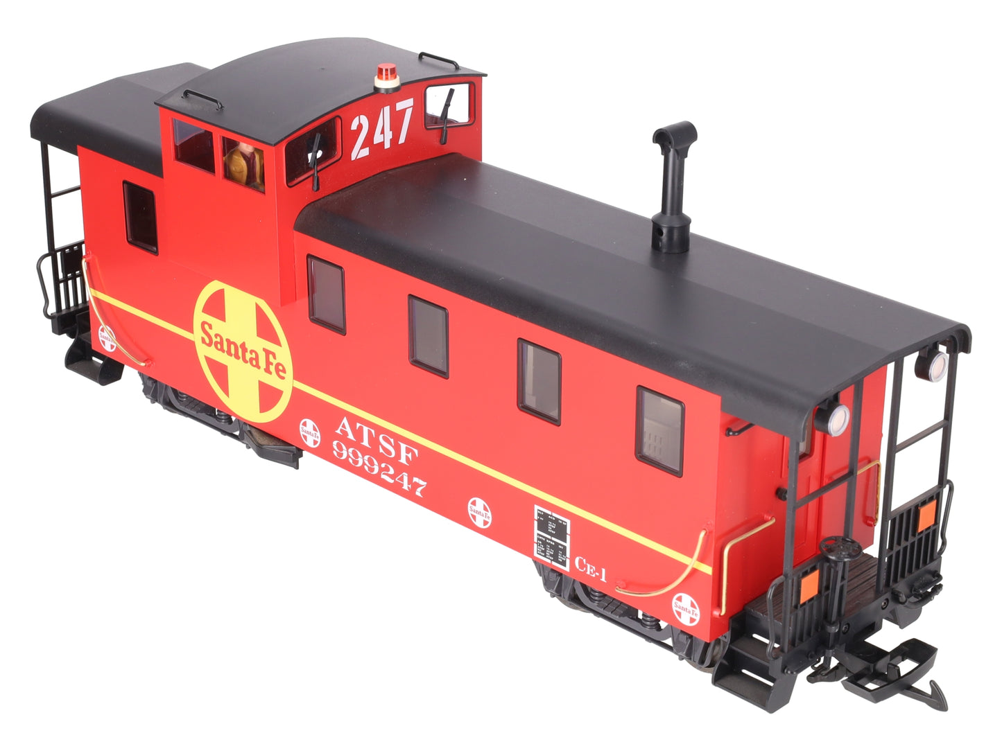 LGB 43714 Atchison, Topeka and Santa Fe Caboose (Metal Wheels) LN/Box