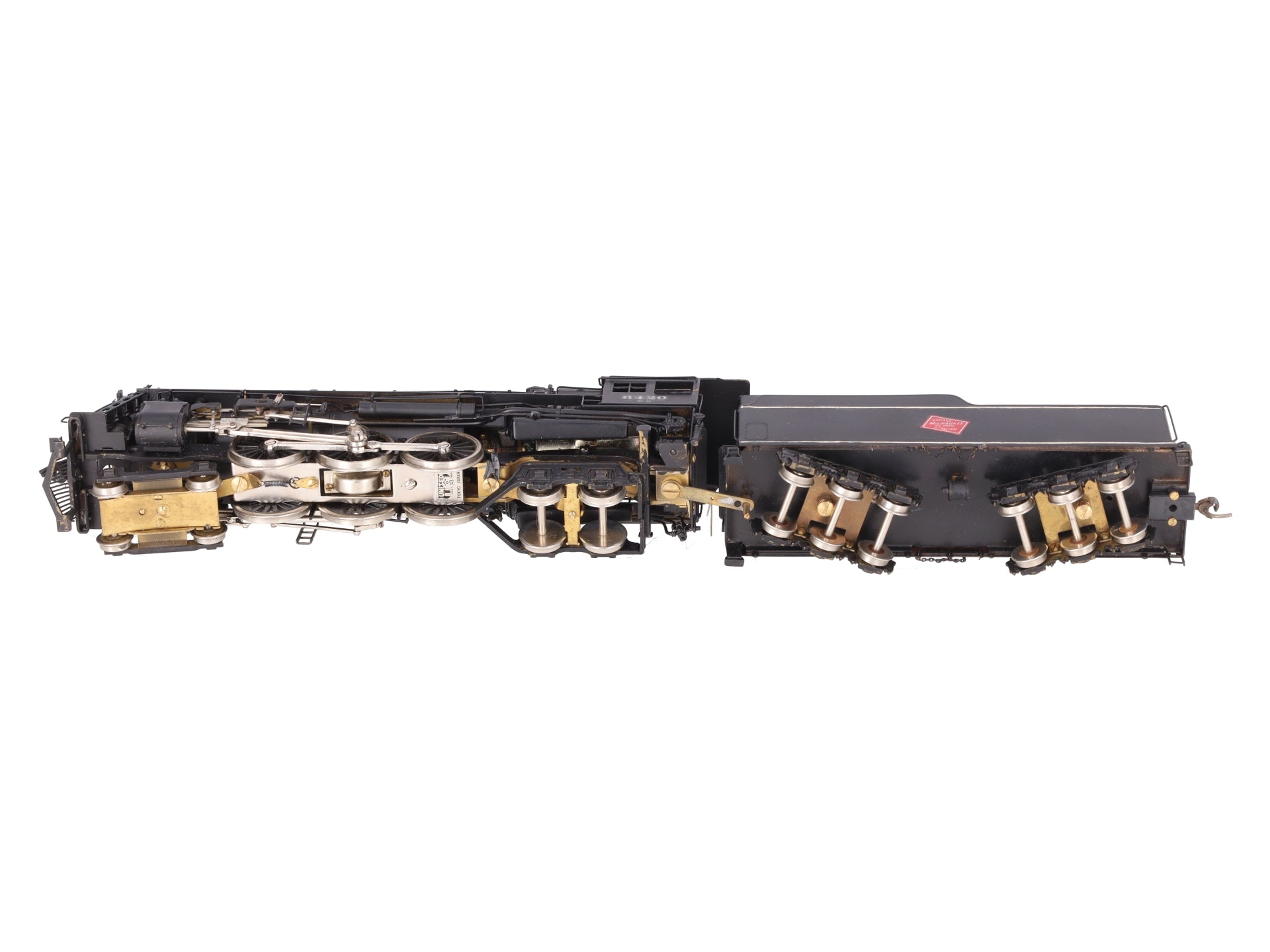 Pacific Fast Mail HO Scale Brass Milwaukee F6a 4-6-4 Steam Locomotive & Tender/Box