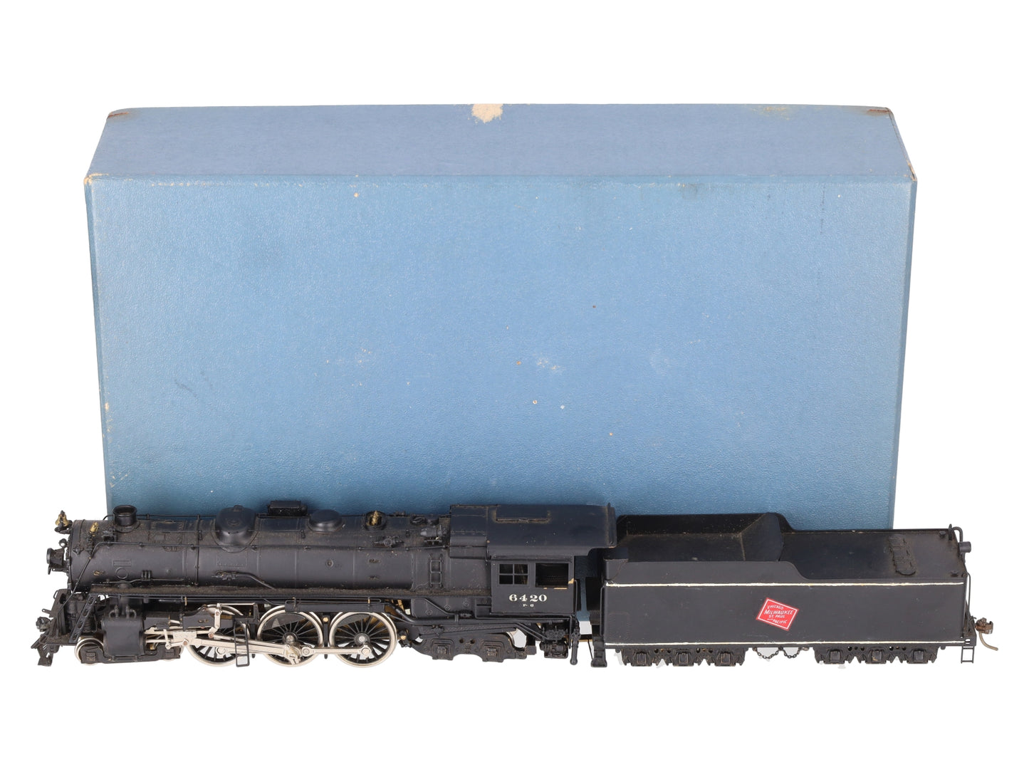 Pacific Fast Mail HO Scale Brass Milwaukee F6a 4-6-4 Steam Locomotive & Tender/Box