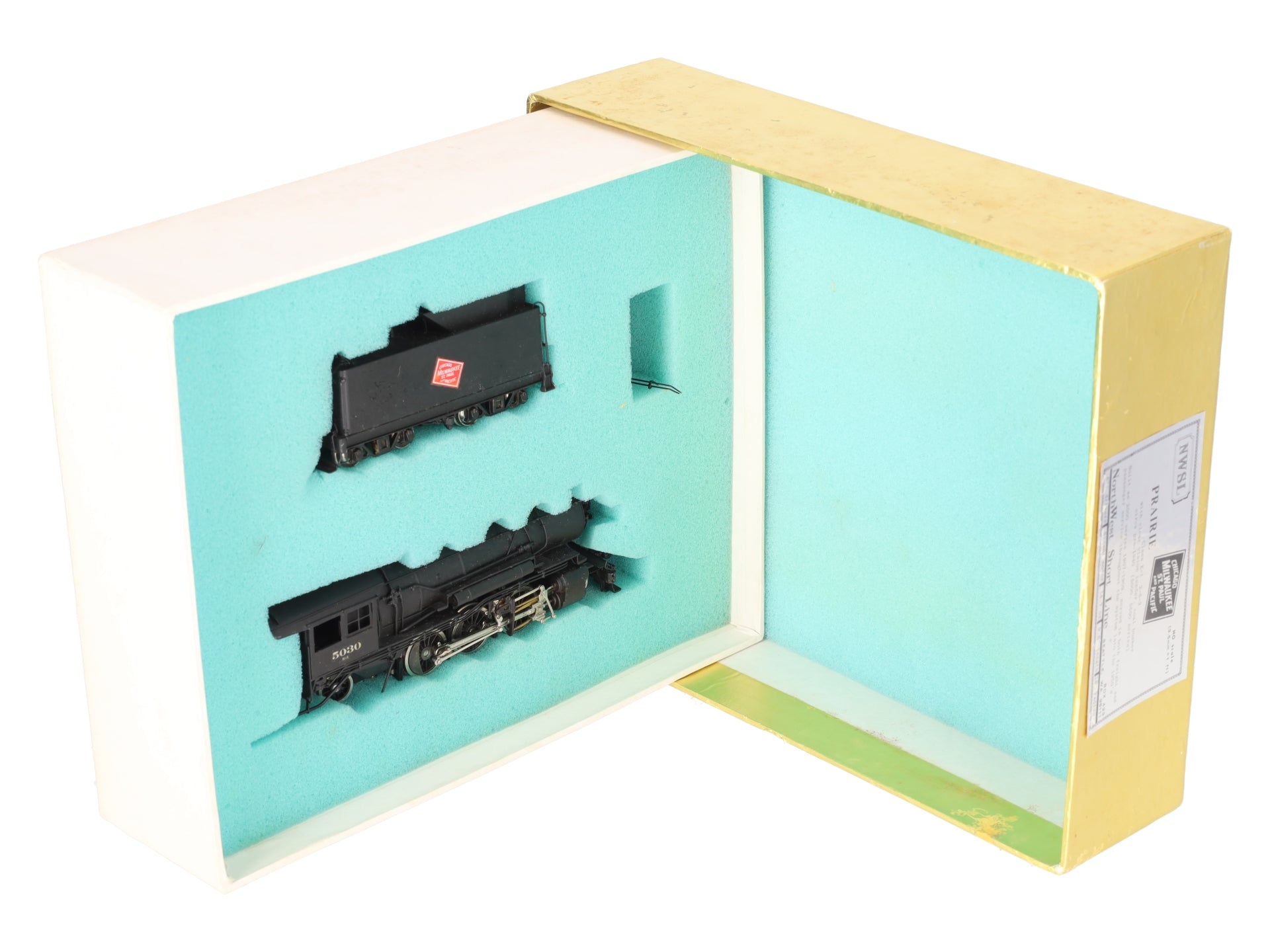 Northwest Short Line HO Scale Brass Milwaukke Rd. Class K-1 Prairie 2-6-2 Steam/Box