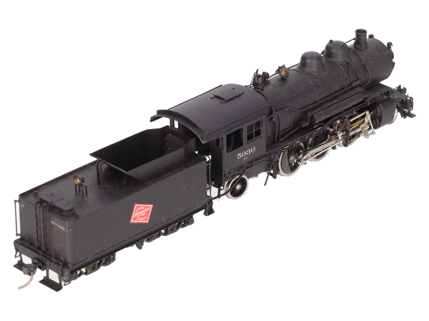 Northwest Short Line HO Scale Brass Milwaukke Rd. Class K-1 Prairie 2-6-2 Steam/Box