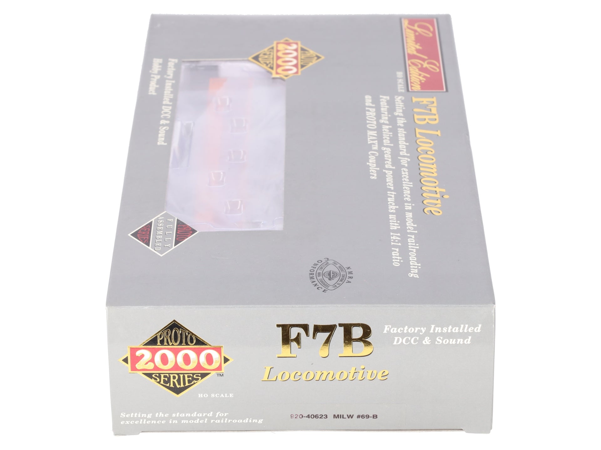 Proto 2000 920-40623 HO Milwaukee Road EMD F7B Diesel Locomotive with DCC LN/Box