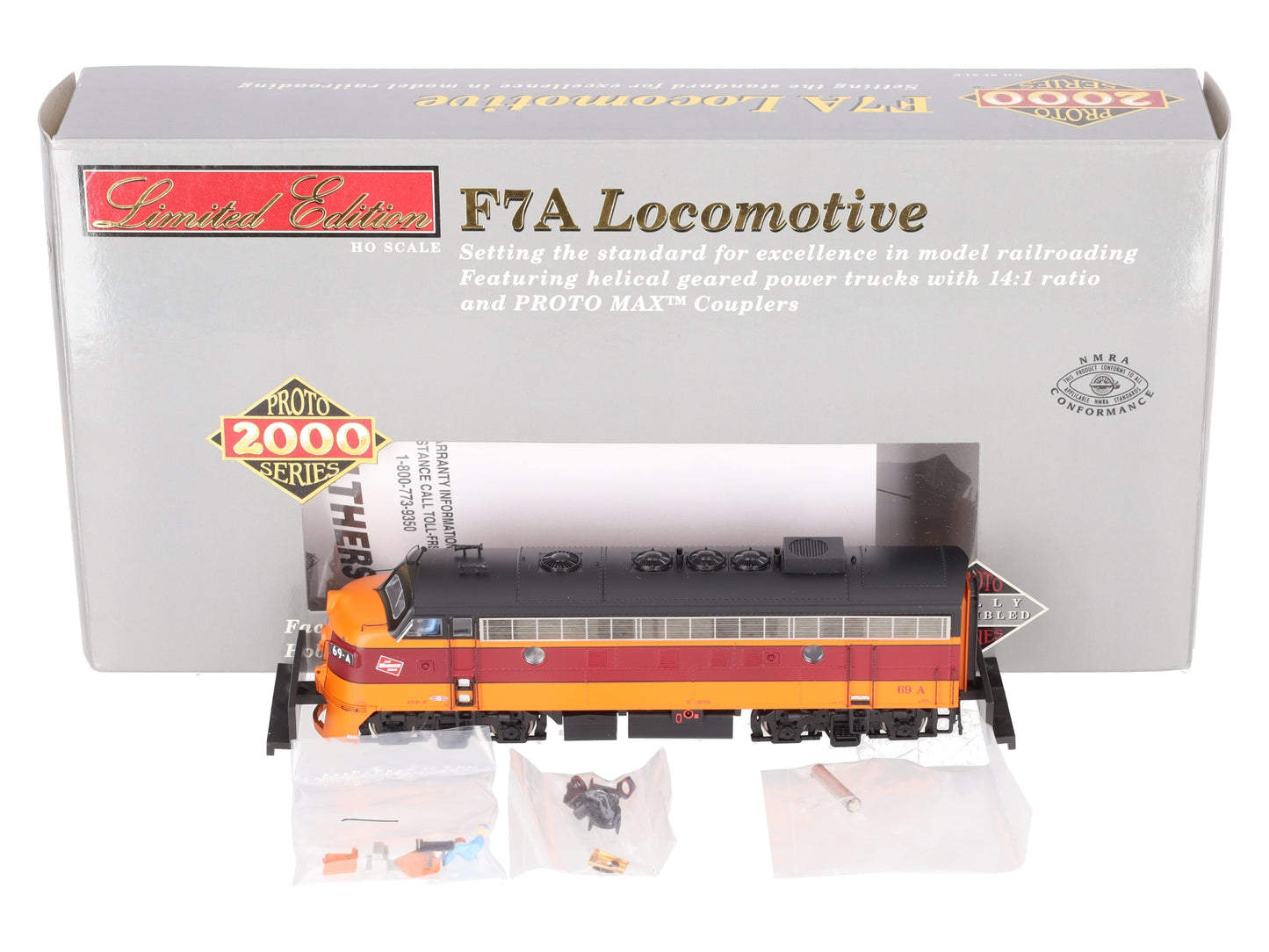 Proto 2000 920-40623 HO Milwaukee Road EMD F7A-B Diesel Locomotive Set LN/Box