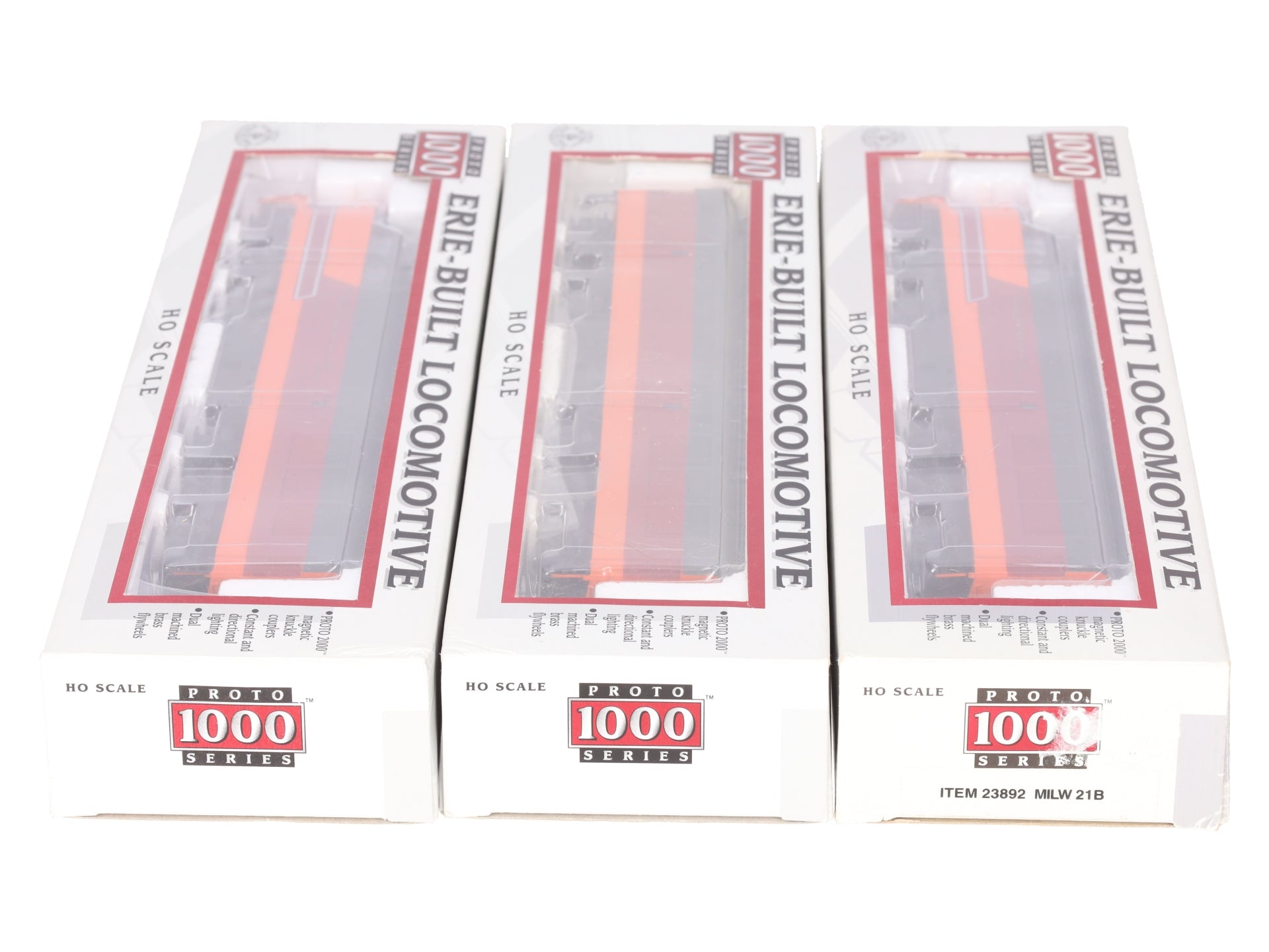 Proto 1000 23892 HO Scale Milwaukee F-M Erie-Built ABA Diesel Locomotive Set EX/Box