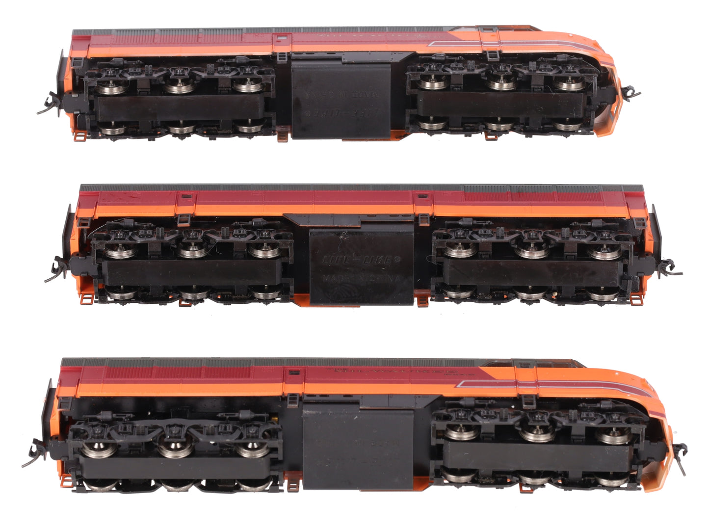 Proto 1000 23892 HO Scale Milwaukee F-M Erie-Built ABA Diesel Locomotive Set EX/Box