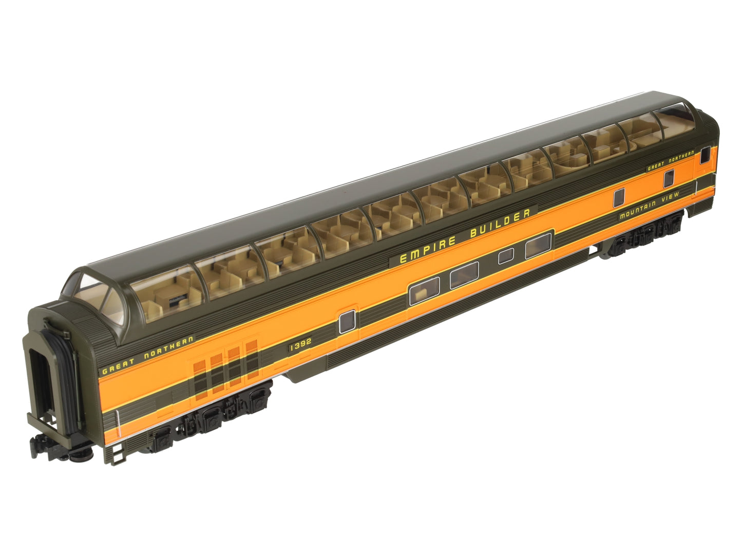 Lionel 2427120 O Great Northern Empire Builder Full Dome #1392 Mountain View LN/Box