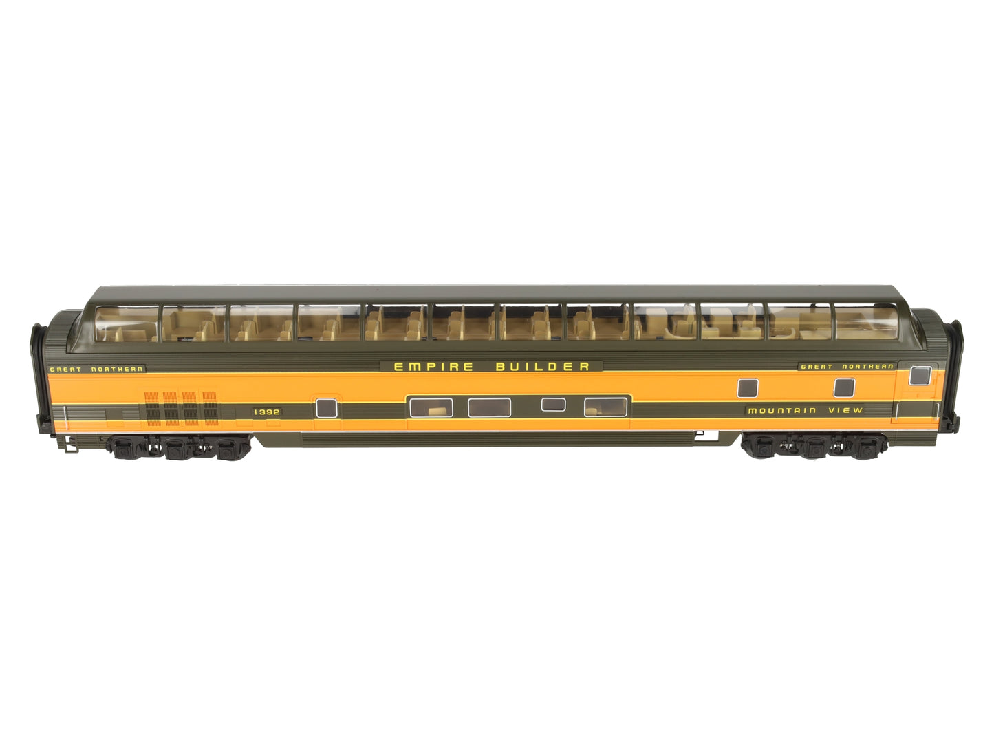 Lionel 2427120 O Great Northern Empire Builder Full Dome #1392 Mountain View LN/Box