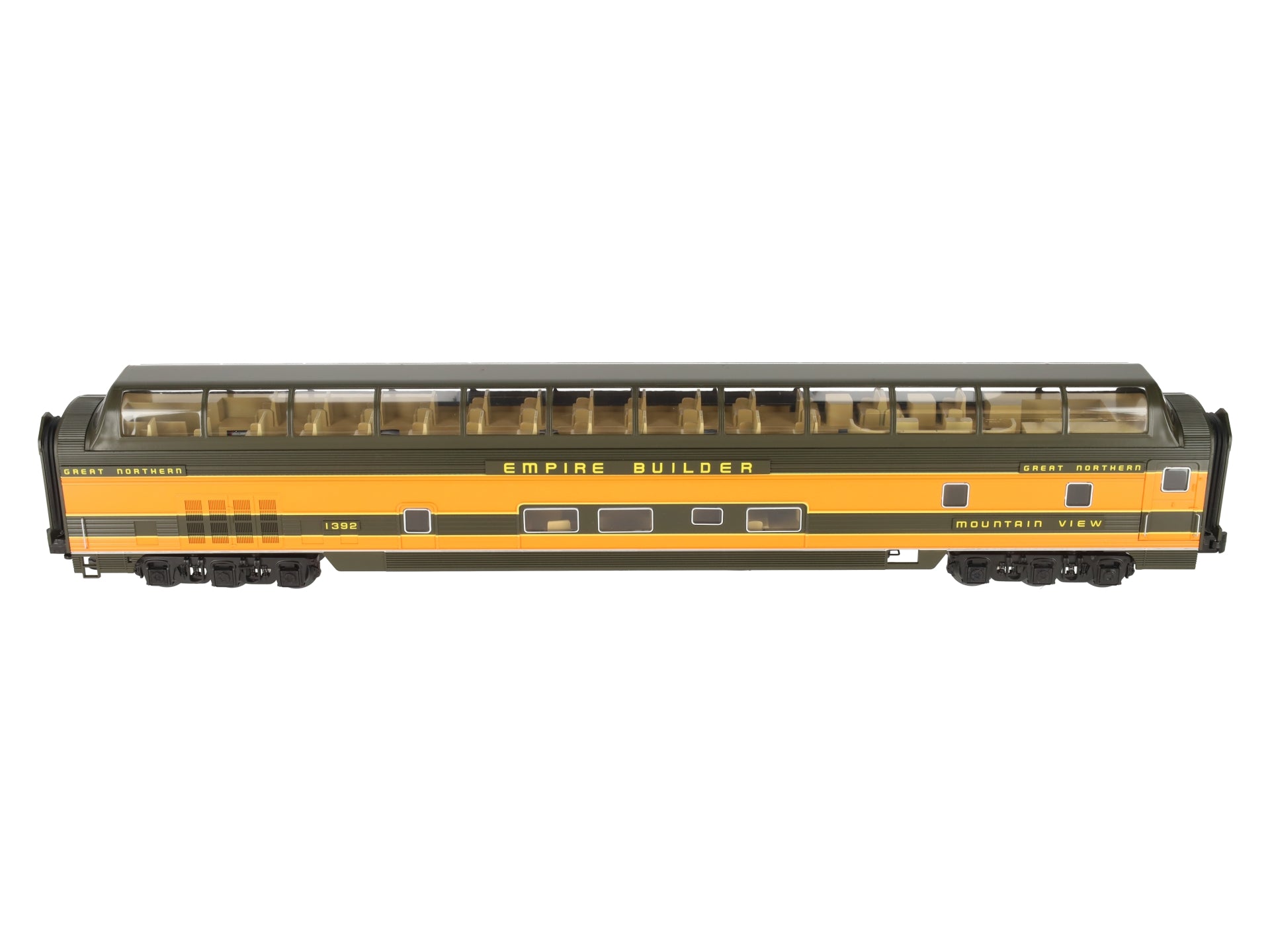 Lionel 2427120 O Great Northern Empire Builder Full Dome #1392 Mountain View LN/Box