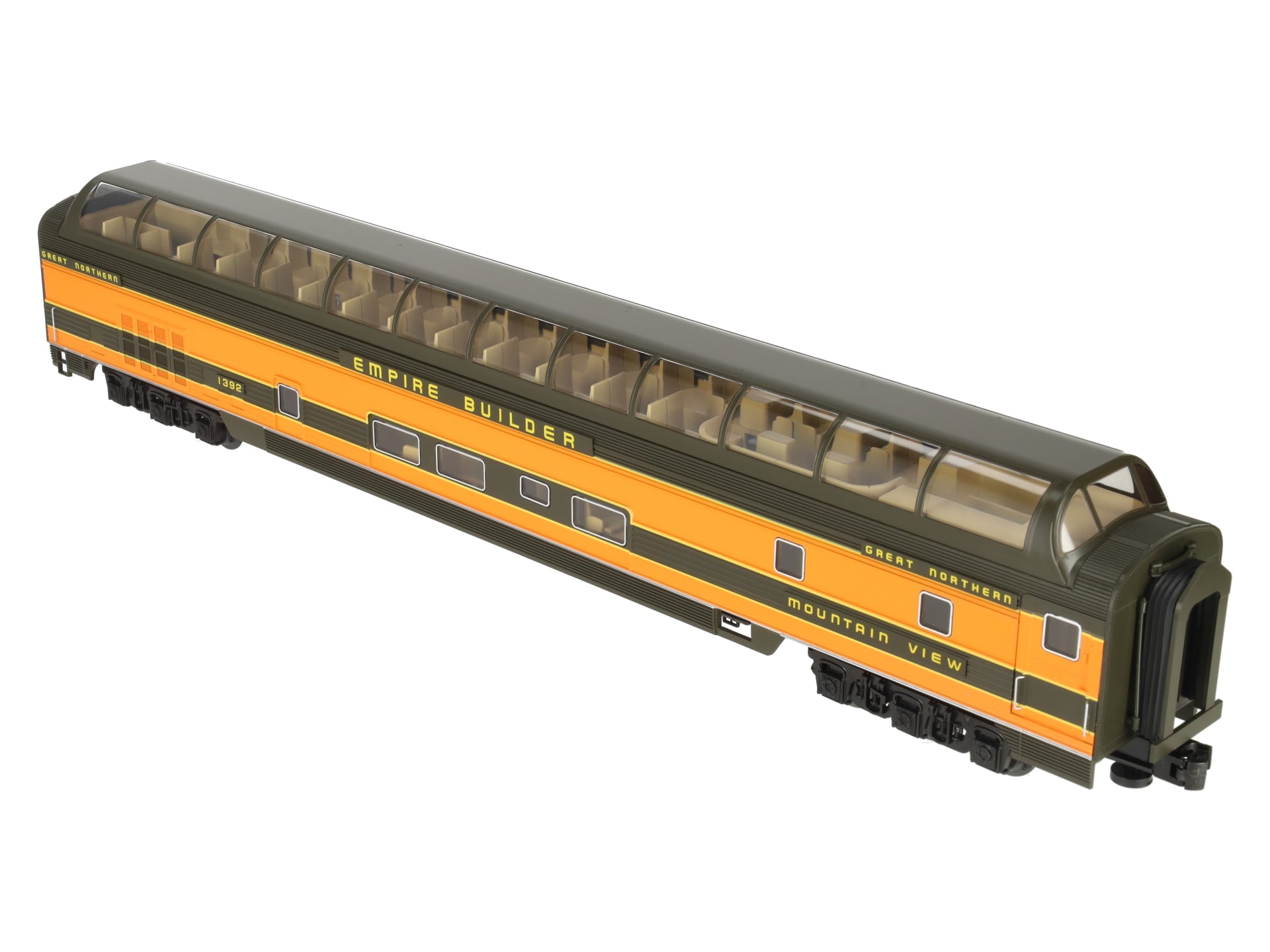 Lionel 2427120 O Great Northern Empire Builder Full Dome #1392 Mountain View LN/Box