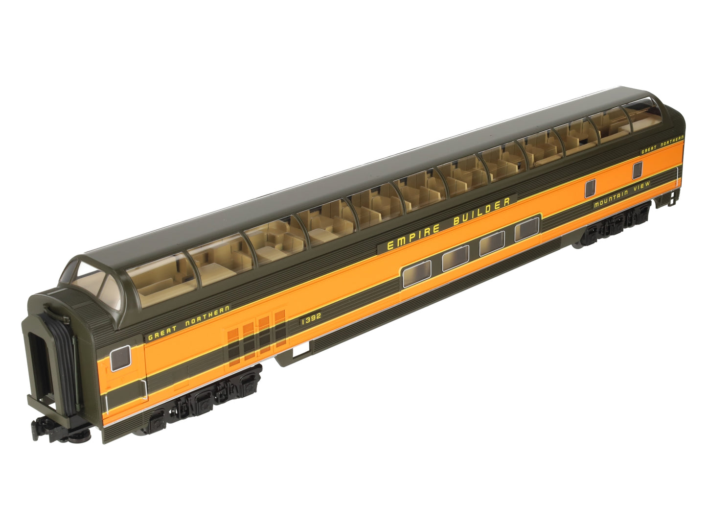 Lionel 2427120 O Great Northern Empire Builder Full Dome #1392 Mountain View LN/Box