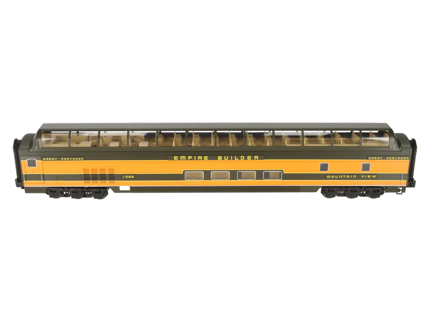 Lionel 2427120 O Great Northern Empire Builder Full Dome #1392 Mountain View LN/Box