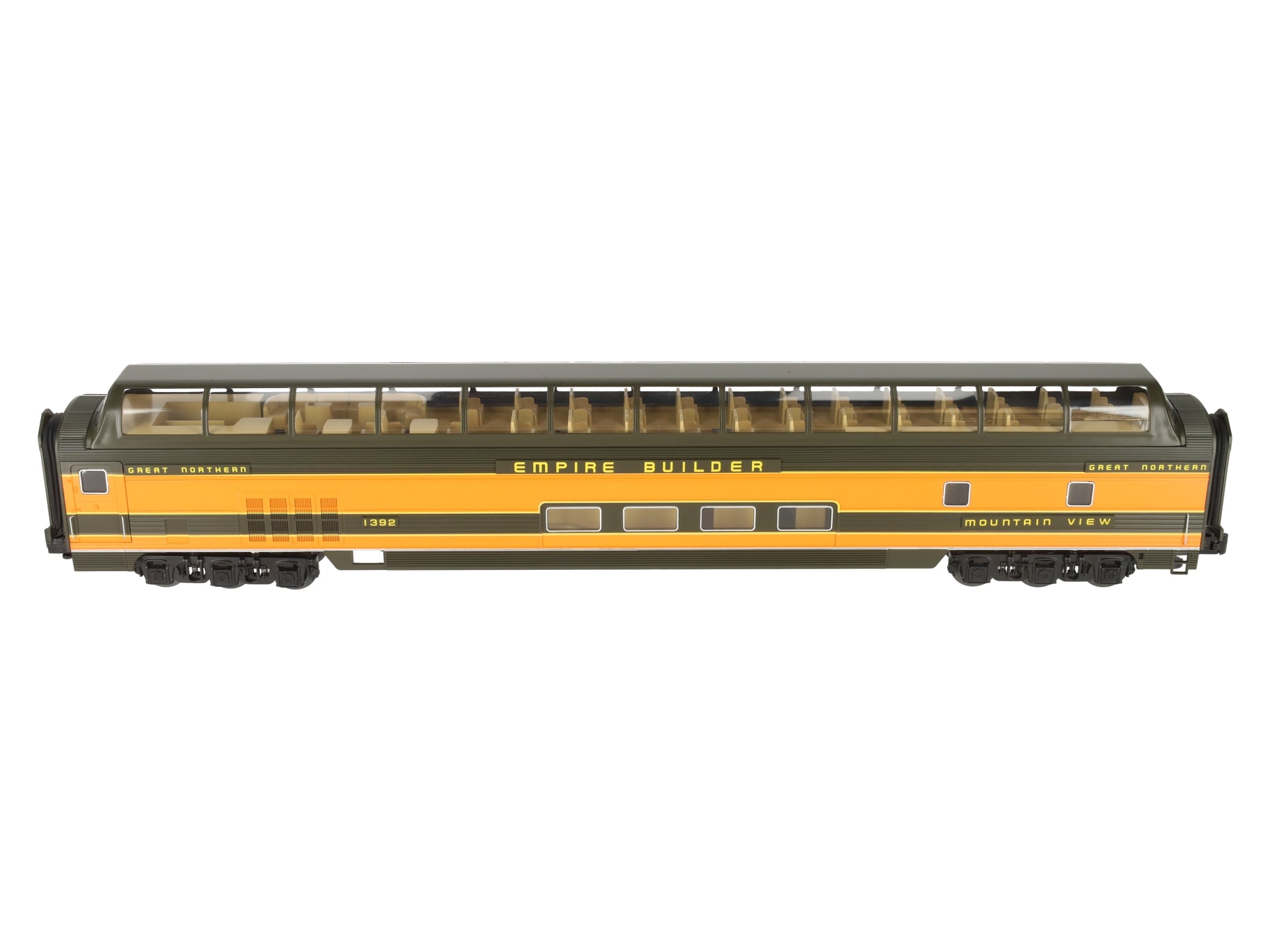 Lionel 2427120 O Great Northern Empire Builder Full Dome #1392 Mountain View LN/Box
