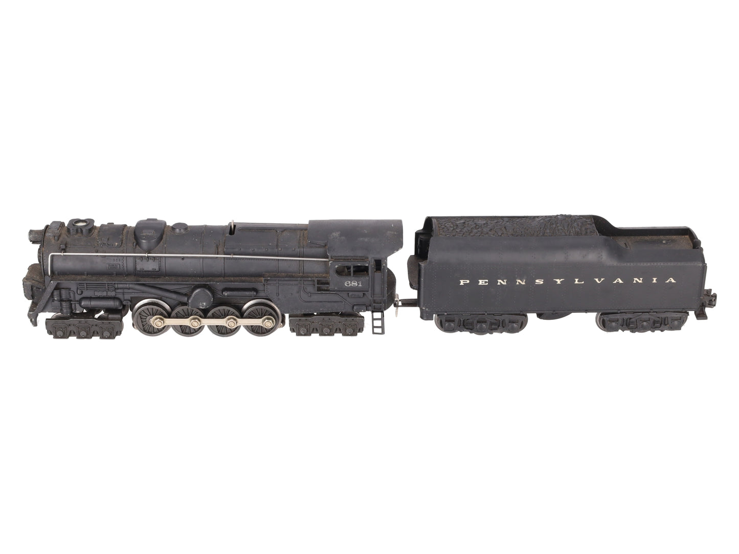 Lionel 681 Vintage O 6-8-6 Diecast S2 Steam Turbine Loco w/2671W Tender VG