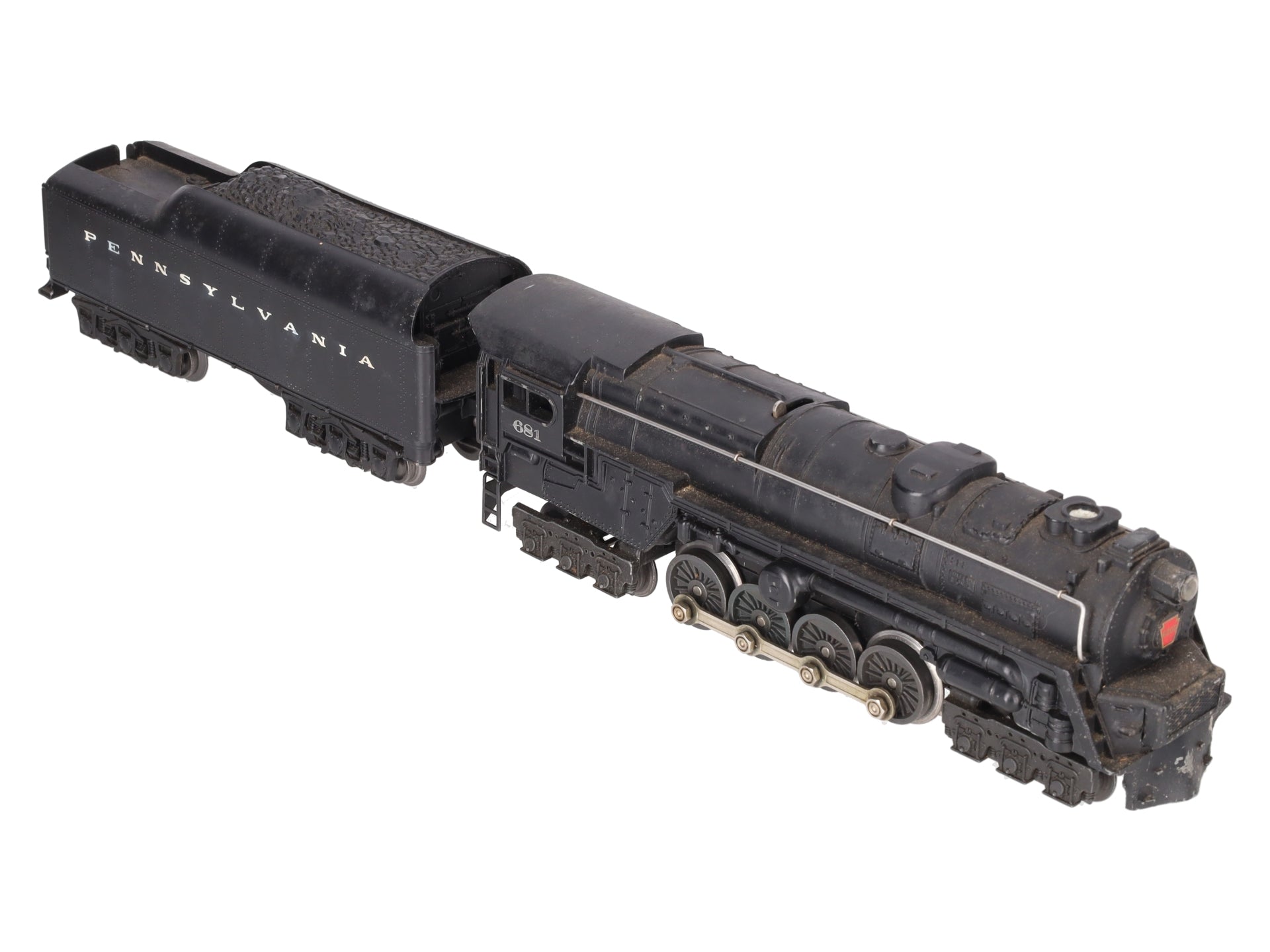 Lionel 681 Vintage O 6-8-6 Diecast S2 Steam Turbine Loco w/2671W Tender VG