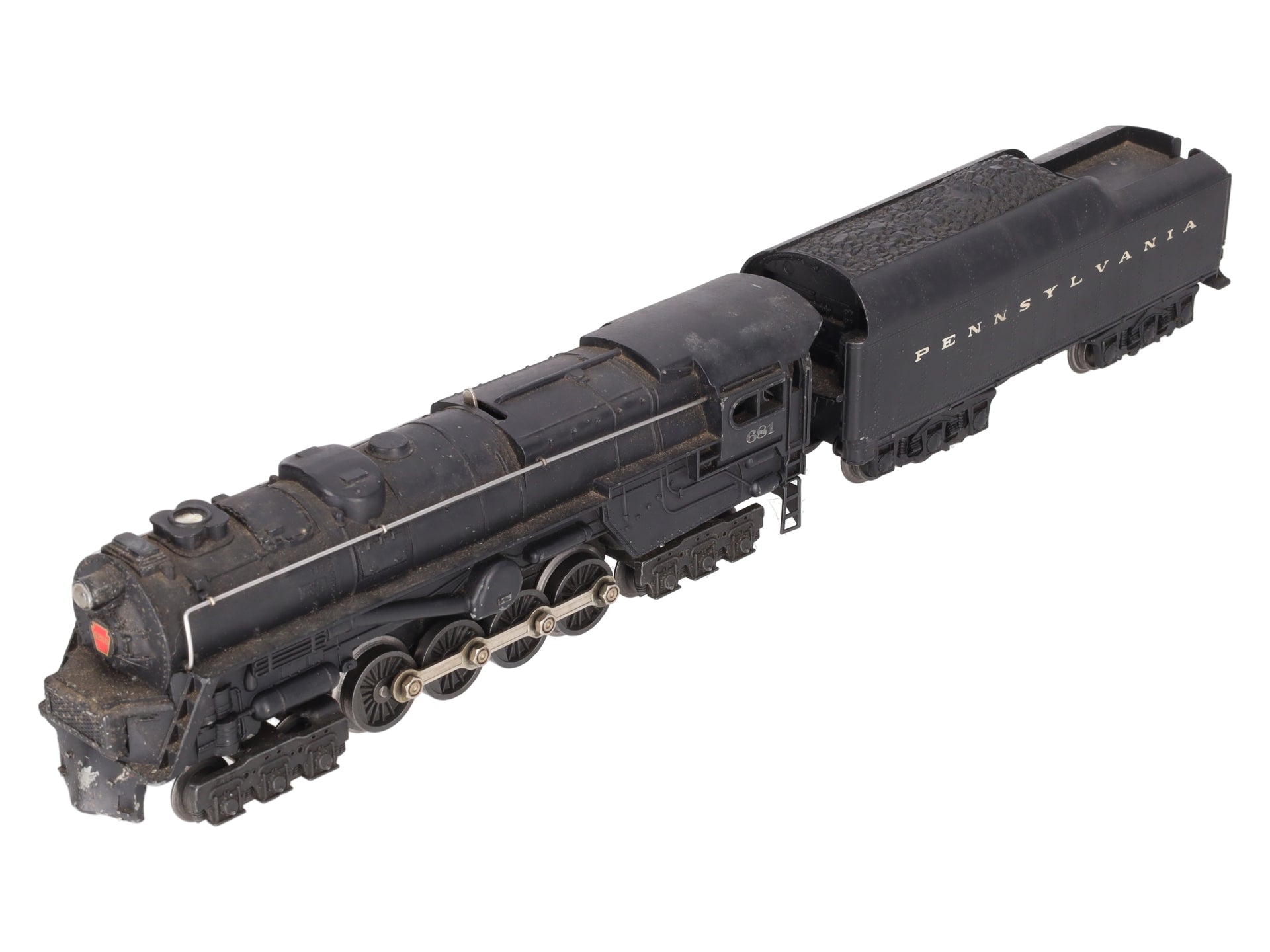 Lionel 681 Vintage O 6-8-6 Diecast S2 Steam Turbine Loco w/2671W Tender VG