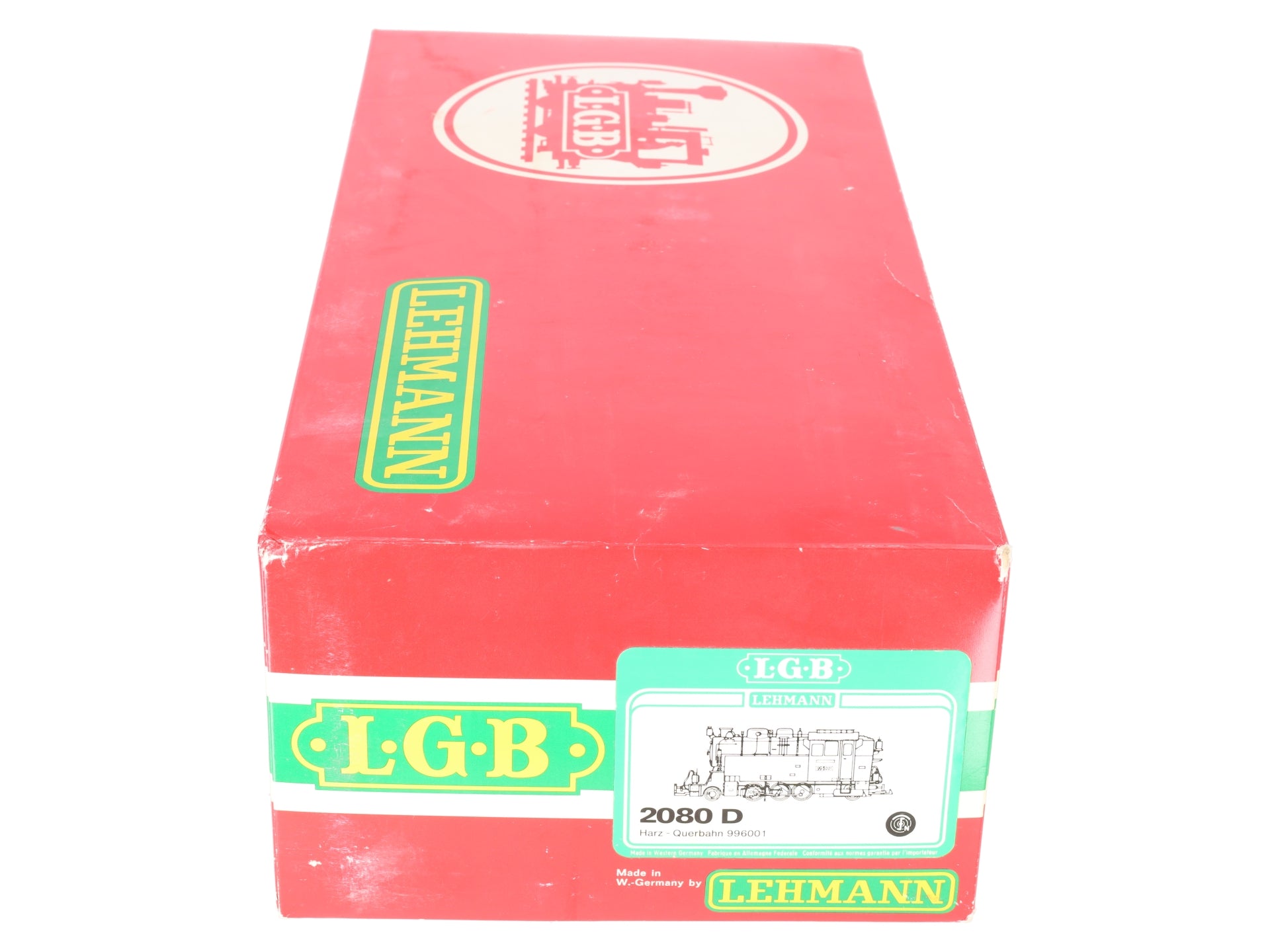 LGB 2080 G Scale Deutsche Reichsbahn 2-6-2 Steam Locomotive #996001 VG/Box