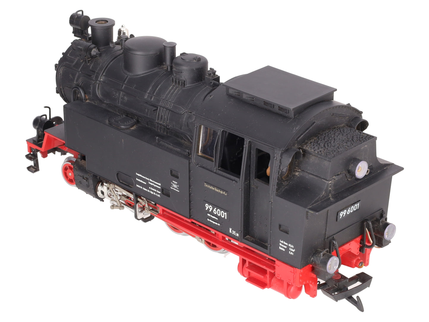 LGB 2080 G Scale Deutsche Reichsbahn 2-6-2 Steam Locomotive #996001 VG/Box