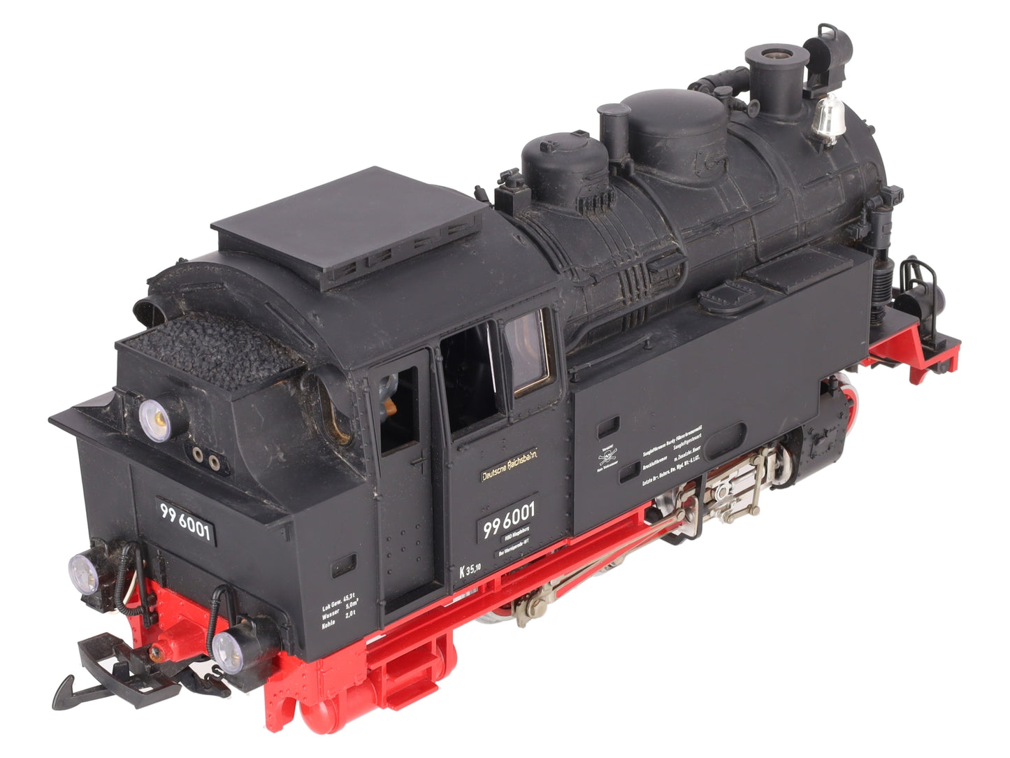 LGB 2080 G Scale Deutsche Reichsbahn 2-6-2 Steam Locomotive #996001 VG/Box
