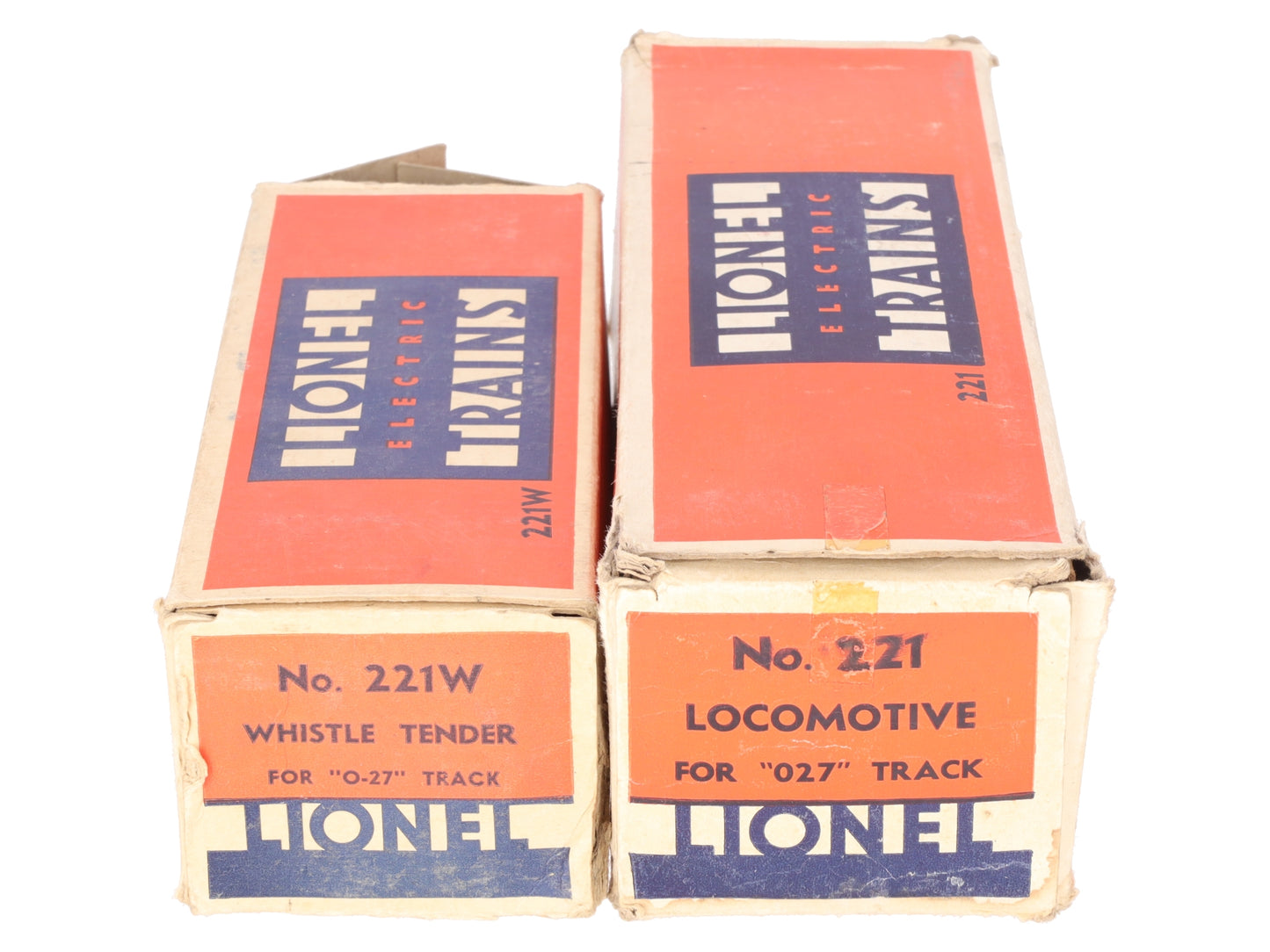 Lionel 221 Vintage O NYC  Dreyfuss Gray 2-6-4 Steam Locomotive & 221W Tender VG/Box
