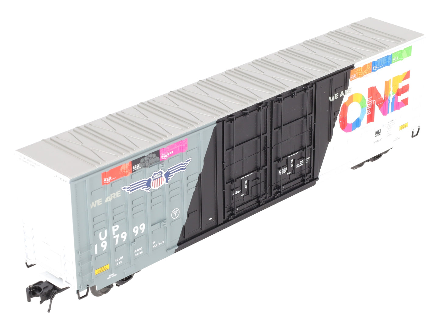 Atlas 3001453 O Gauge UP "ONE" Berwick 60' Hy-Cube Box Car #197999 (3 Rail) LN/Box
