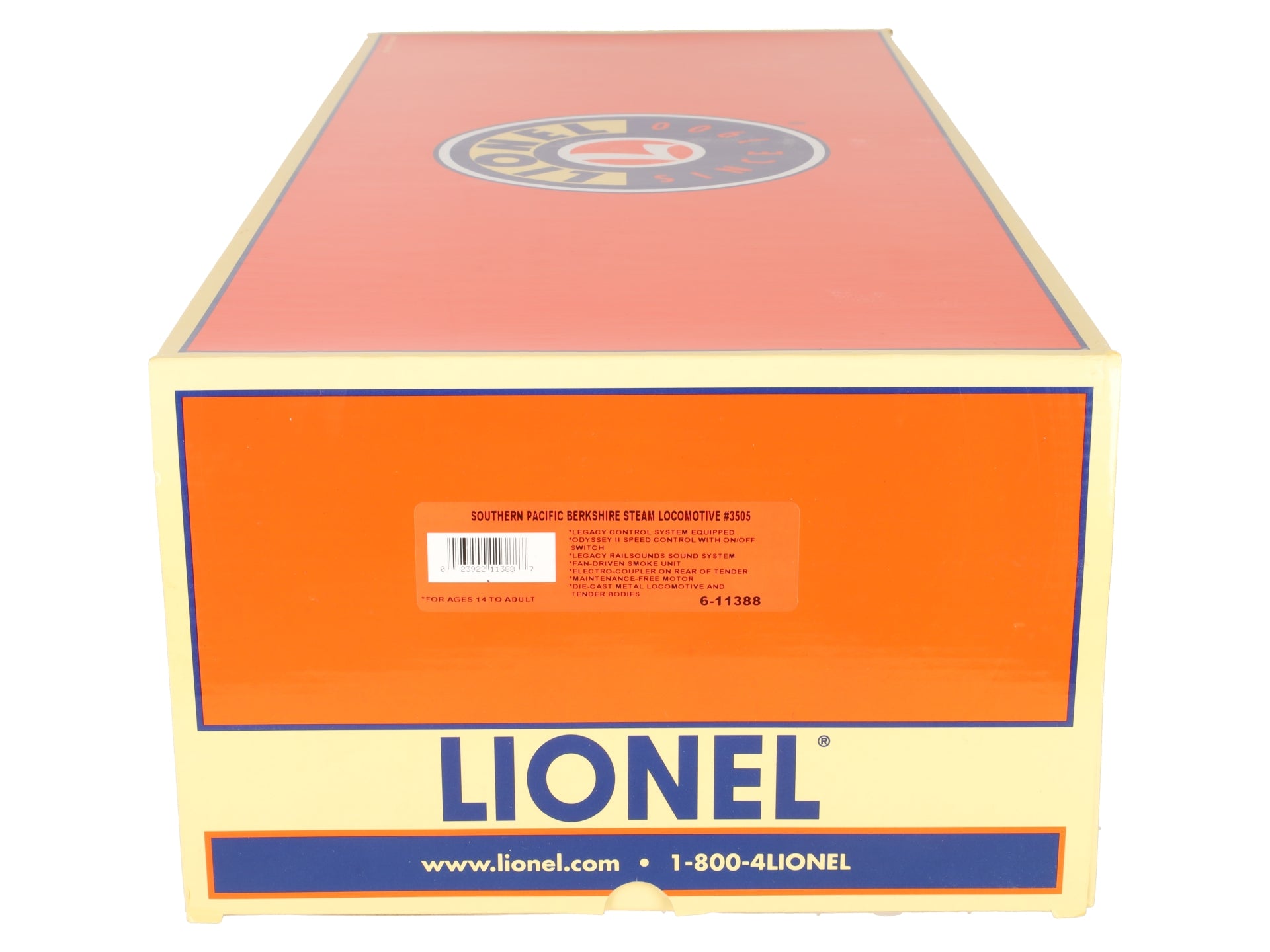 Lionel 6-11388 Southern Pacific Berkshire Steam Locomotive #3505 LN/Box