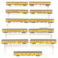 Kato 106-080 N Scale UP "City of Los Angeles" 11 Car Set with Unitrack Display EX/Box