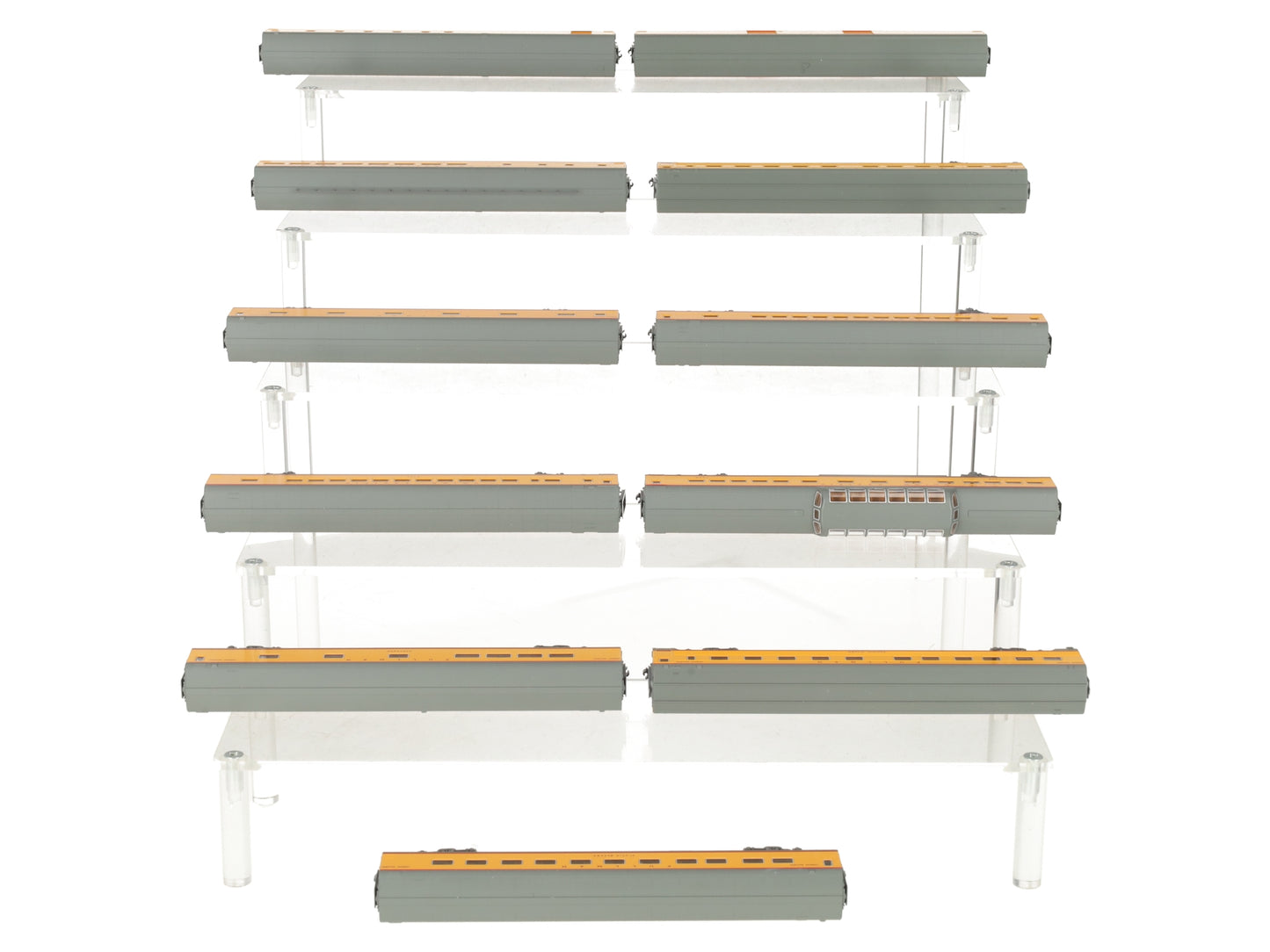 Kato 106-080 N Scale UP "City of Los Angeles" 11 Car Set with Unitrack Display EX/Box