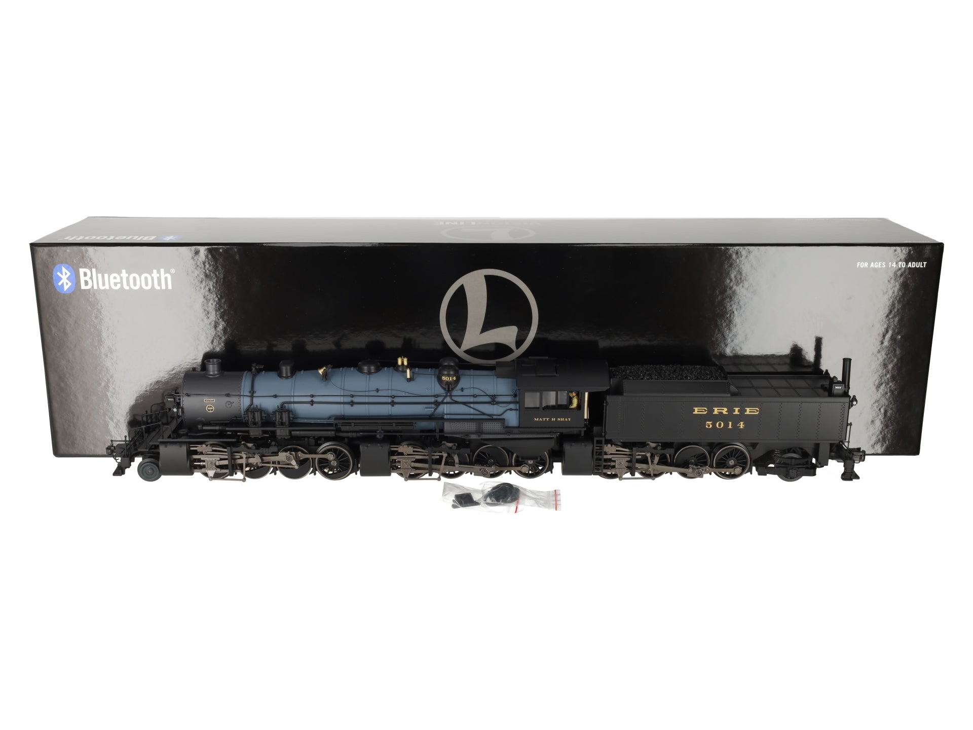 Lionel 2431850 O Gauge VISIONLINE Mr Muffins Erie Triplex Steam Locomotive #5014 LN/Box
