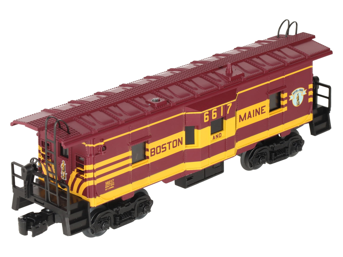 Lionel 6-58217 O Boston and Maine LLC Smoking Bay Window Caboose #6617 EX/Box