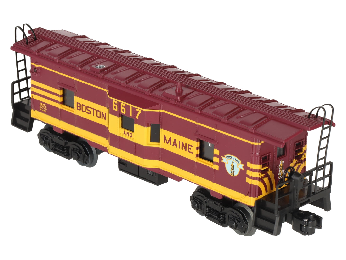 Lionel 6-58217 O Boston and Maine LLC Smoking Bay Window Caboose #6617 EX/Box