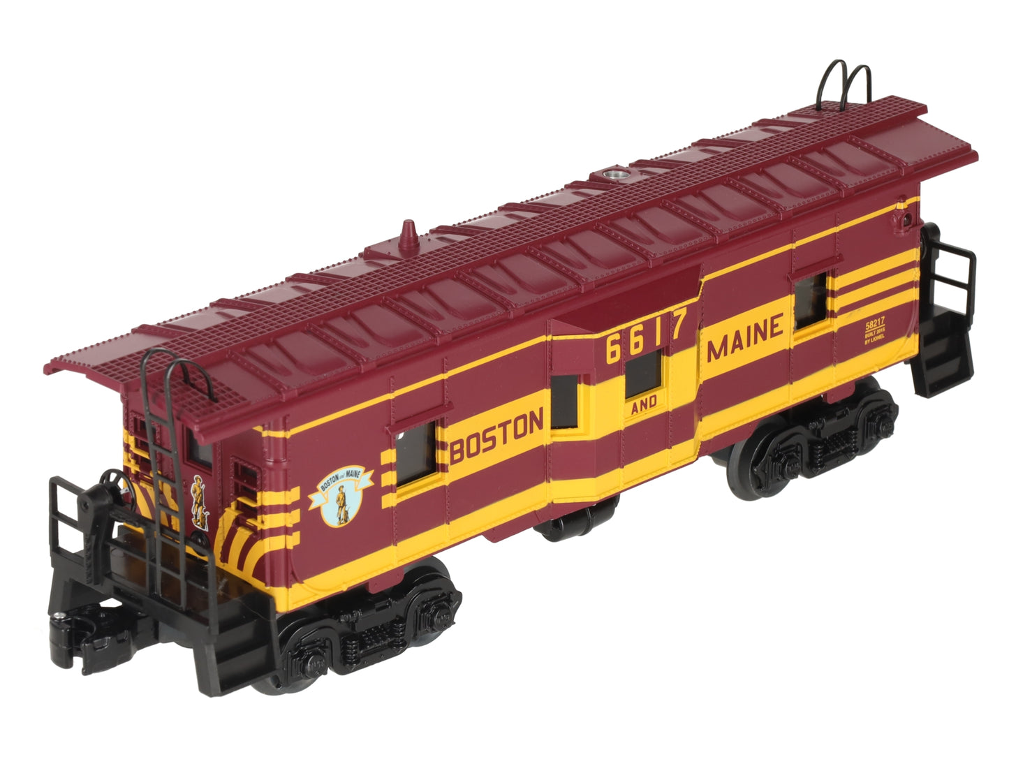 Lionel 6-58217 O Boston and Maine LLC Smoking Bay Window Caboose #6617 EX/Box