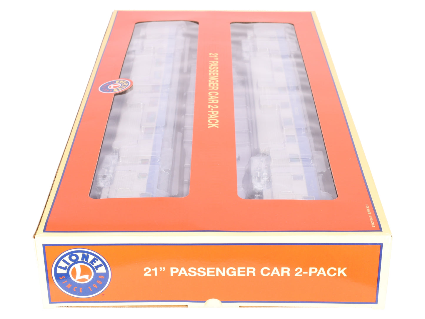 Lionel 2527500 O Gauge Nickel Plate Road 21" Passenger Car 2-Pack LN/Box