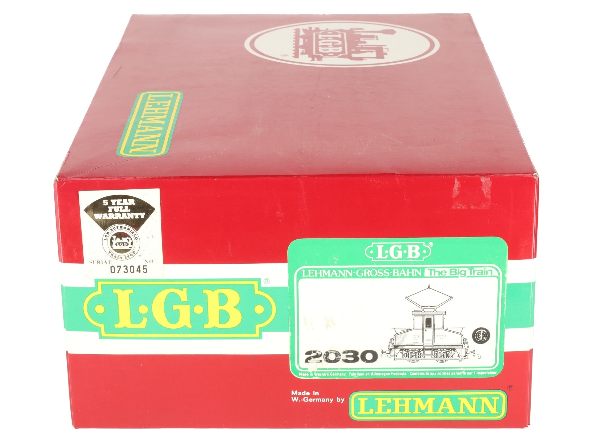 LGB 2030 E-1 Steeple Cab Electric Locomotive EX/Box