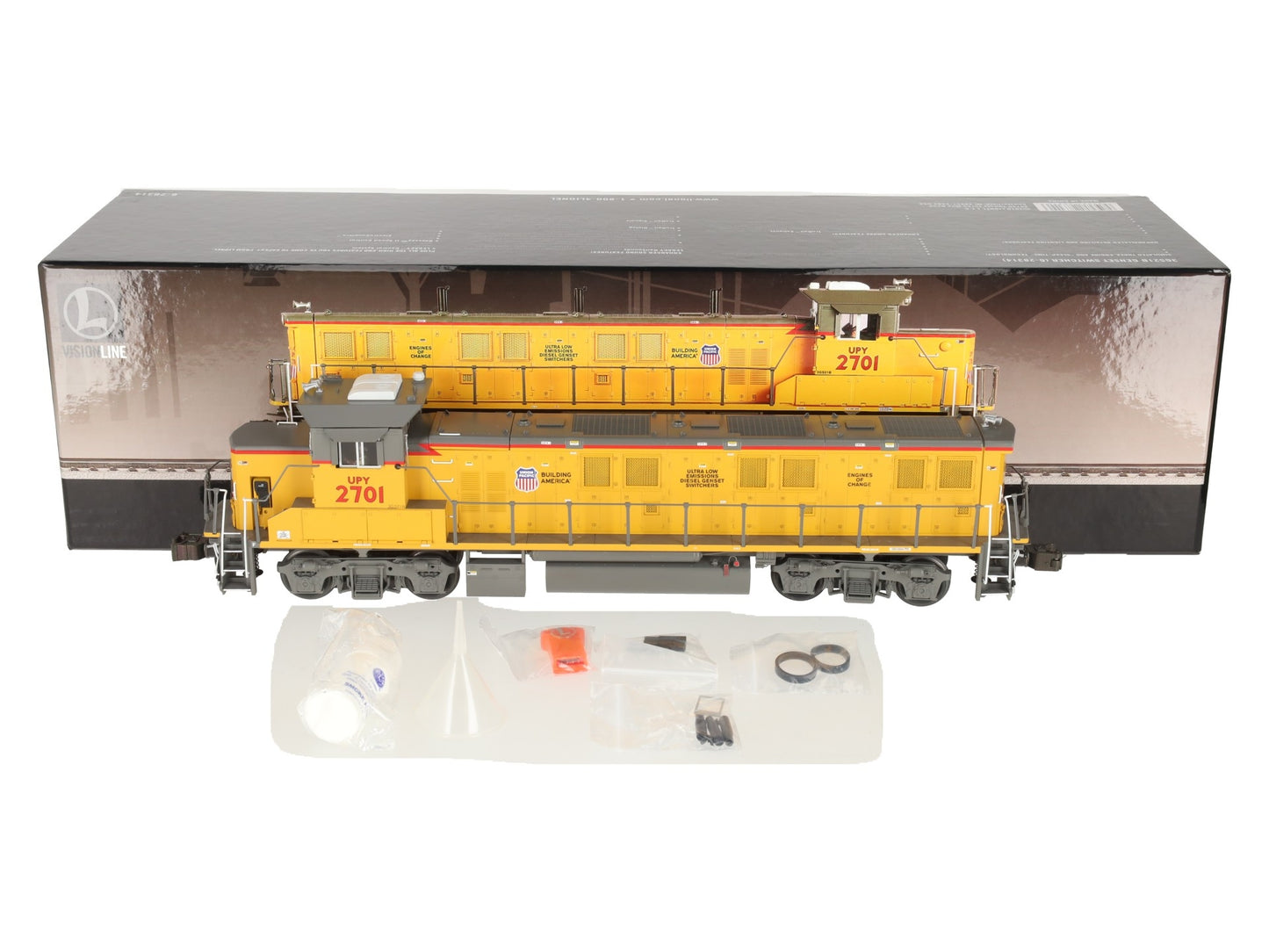 Lionel 6-28314 O VISIONLINE Union Pacific 3GS21B Genset Switcher Diesel #2701 EX/Box
